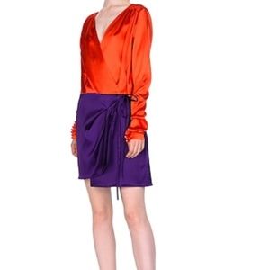 THE ATTICO Short dress Orange SZ 4 NWOT